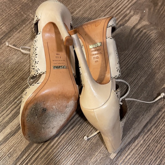 Worn once, pristine condition Shutz lace up heels - Picture 5 of 5